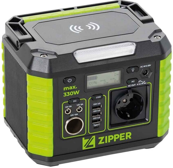 Портативная зарядная станция Zipper ZI-PS330 (288 Вт·ч / 330 Вт) изображение 2