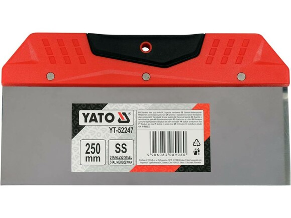 Шпатель Yato для фінішної шпаклівки 250/0.5мм (YT-52247) фото 2