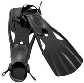 Ласты для плавания Intex Large Super Sport Fins, черные (41-45) (55635)