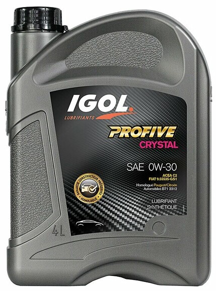 Моторне мастило IGOL PROFIVE CRYSTAL 0W-30 4 л (FIVECRYSTA0W30-4L)