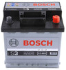 Автомобильный аккумулятор Bosch S3 12В, 45 Ач, 400 A (0092S30020)