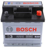 Автомобильный аккумулятор Bosch S3 12В, 45 Ач, 400 A (0092S30020)