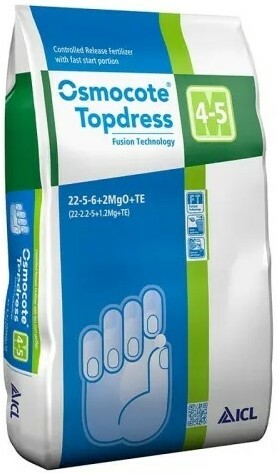 

Добриво ICL Osmocote Topdress 22-5-6 (4-5М), 25 кг (4157-225)