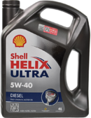 Моторна олива SHELL Helix Ultra Diesel 5W-40, 4 л (550040549)