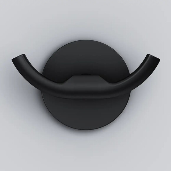 Двойной крючок для полотенец AM.PM X-Joy (черный) (A85A35622) изображение 5