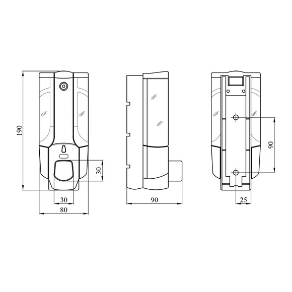 Дозатор для жидкого мыла Kroner KRM Rizze-ACP403 (CV022920) изображение 3