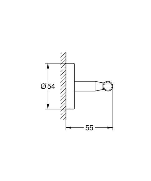 Гачок для ванної кімнати Grohe QuickFix Start Cosmopolitan (41168000) (CV031778) фото 8