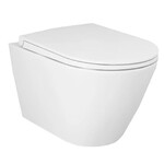 Унітаз підвісний RAK Ceramics Feeling, без обідка, з кришкою SLIM Soft Close (RST23500A+RSTSC3901500)