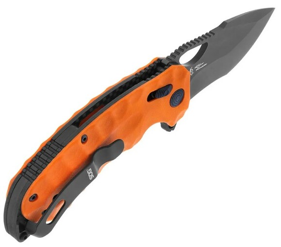 Складной нож SOG Kiku XR LTE, Orange (SOG 12-27-03-57) изображение 5