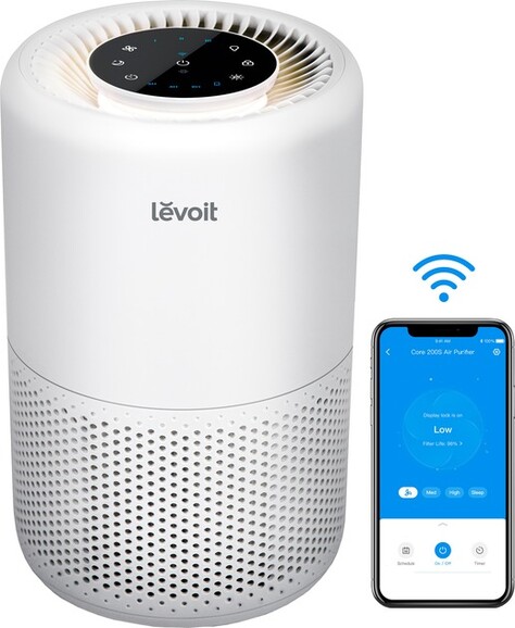 Очисник повітря Levoit Smart Air Purifier Core 200S (white) (HEAPAPLVSEU0064) фото 5