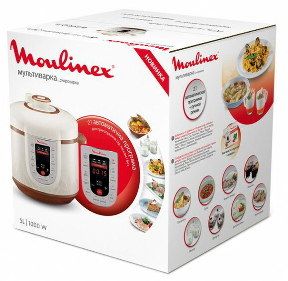 Мультиварка-скороварка Moulinex (CE501134) изображение 6