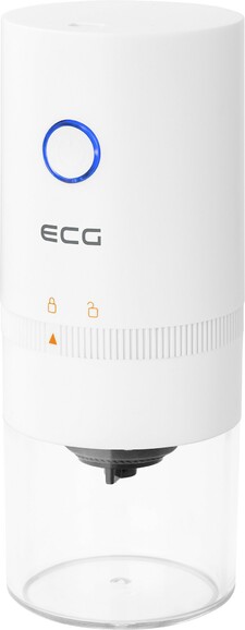 Акумуляторна кавомолка ECG KM 150 Minimo White фото 2