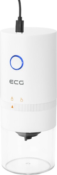 Акумуляторна кавомолка ECG KM 150 Minimo White фото 3