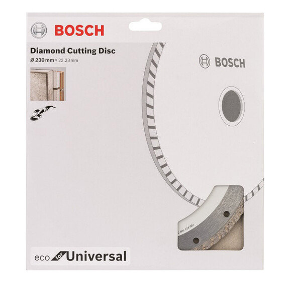 Алмазний диск Bosch ECO Universal Turbo 230-22,23 (2608615039) фото 2