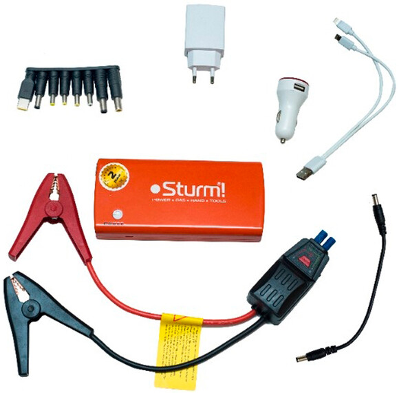 Многофункциональное аккумуляторное пусковое устройство Sturm BC1214 14000 мАч, до 600 А изображение 4