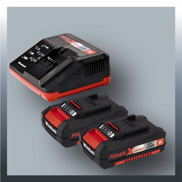 Шуруповерт аккумуляторный Einhell TE-CD 18/2 Li Kit X-Change 18 В, 2 аккум, кейс (4513830) изображение 8