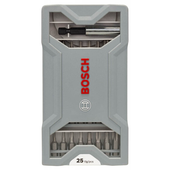 Набор бит Bosch Mini X-Line Extra Hard, 25 шт с магнитным держателем (2607017037) изображение 2