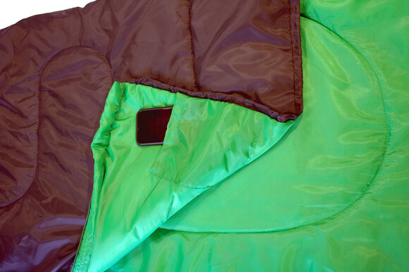 Спальный мешок High Peak Easy Travel/+5°C Anthra/Green Left (20068) (928258) изображение 5