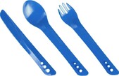 Набор (вилка, ложка, нож) Lifeventure Ellipse Cutlery blue (75011)