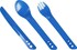Набір (виделка, ложка, ніж) Lifeventure Ellipse Cutlery blue (75011)