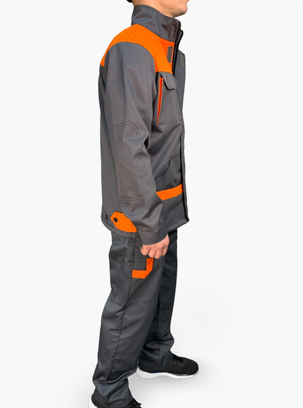 Костюм рабочий EVA Trade PRO р.48-50 (11708326) Серый с оранжевым изображение 5