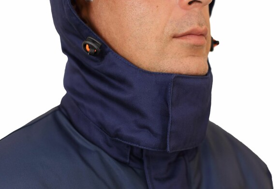 Куртка робоча утеплена Free Work Алекс темно-синя з помаранчевим р.48-50/3-4/M (64735) фото 6