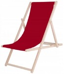 Шезлонг (крісло-лежак) дерев'яний для пляжу, тераси та саду Springos (DC0001 BURGUND)