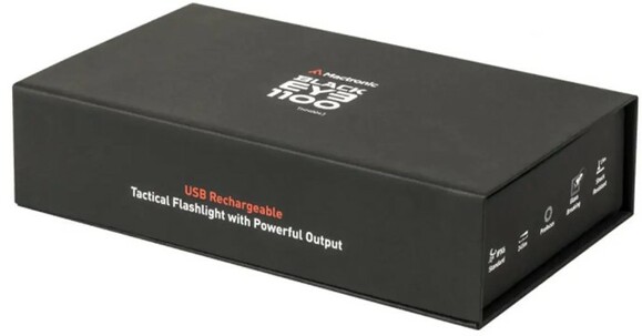 Фонарь тактический Mactronic Black Eye 1100 USB Rechargeable (THH0043) изображение 6