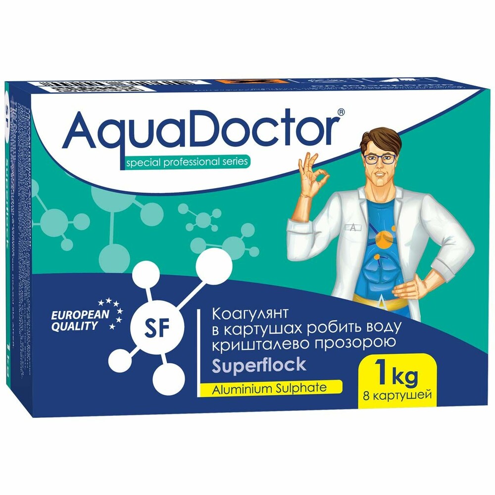 

AquaDoctor SuperFlock Коагулянт длительного действия 1 кг (2499)