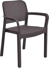 Садовое кресло Keter Samanna, коричневое (216923)
