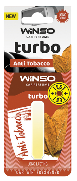 Ароматизатор для автомобіля з капсулою Winso Turbo Anti Tobacco, 5 мл (532630)