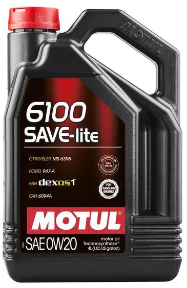 

Моторна олива Motul 6100 Save-lite, 0W20 4 л (108004)