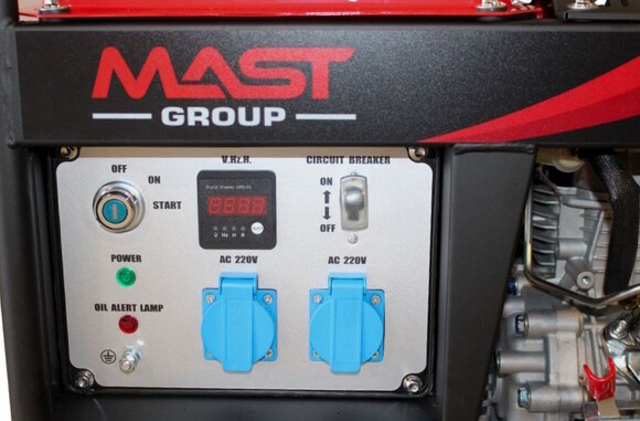 Дизельний генератор MAST GROUP YH4000AE + газова плитка Orcamp CK-505 + 4 газових картриджа 400 мл фото 7