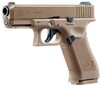 Пистолет пневматический Umarex Glock19X Tan Blowback, 4.5 мм ВВ (3986.01.95)