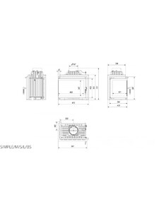 Камінна топка Kratki SIMPLE M/S 8 (SIMPLE/M/S/L/BS) фото 6