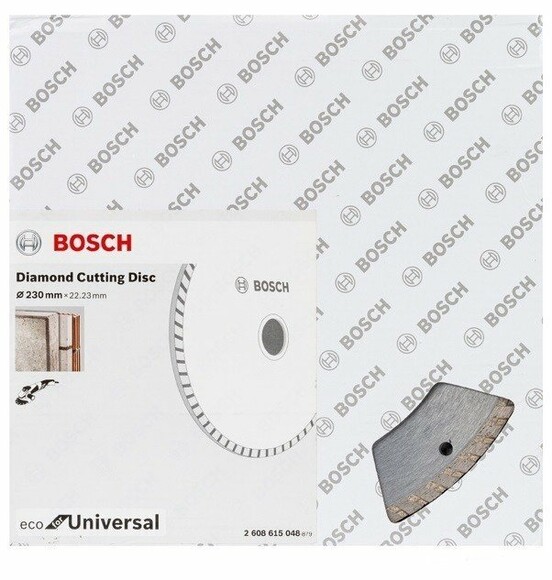 Алмазний диск Bosch ECO Universal Turbo 230-22,23 (2608615048) фото 2
