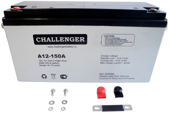 Акумуляторна батарея Challenger A12-150 фото 2