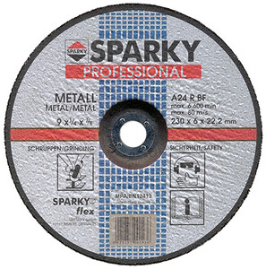 Шлифовальный диск Sparky по металлу 230x6x22.2 мм (20009565304)