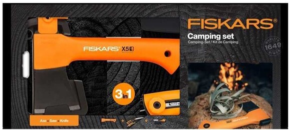 Кемпінговий набір Fiskars X-series X5 camping SET (1057912)