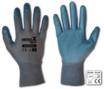 Перчатки защитные BRADAS NITROX GRAY RWNGY9 нитрил, размер 9