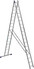 Алюмінієві двосекційні сходи Техпром 6217 2х17 посилені