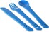 Набор (вилка, ложка, нож) Lifeventure Ellipse blue (75010)