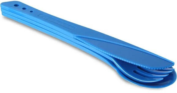 Набір (виделка, ложка, ніж) Lifeventure Ellipse blue (75010) фото 2