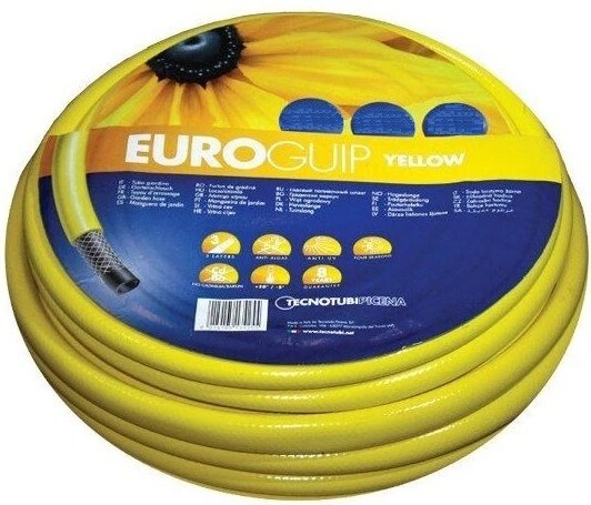 

Шланг садовый TECNOTUBI Euro GUIP YELLOW 25 м (EGY 5/8 25)