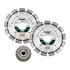 Комплект Metabo: 2 алмазных отрезных круга 125x22,23 мм + 1 стяжная гайка Quick M 14 (628582000)