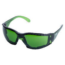 Очки защитные Sigma c обтюратором Zoom anti-scratch/anti-fog зеленые (9410881)