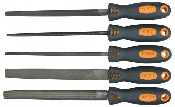 Напилки по металу Neo Tools 5 шт (37-610)