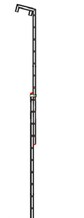 Лестница для полувагонов Virastar 5 м (CA54094-4)