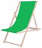 Шезлонг (кресло-лежак) деревянный для пляжа, террасы и сада Springos (DC0001 GREEN)