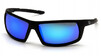 Захисні окуляри Venture Gear Tactical StoneWall Ice Blue Mirror Anti-Fog дзеркальні сині (3СТОН-90)